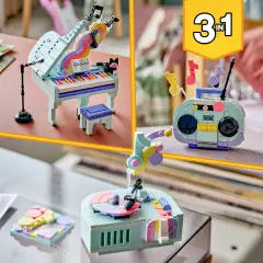 LEGO Creator 3 in 1 Pianoforte Decorativo con Gatto 31392 - lego