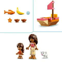 LEGO Disney Vaiana Casa del Villaggio e Barca 43282 - lego