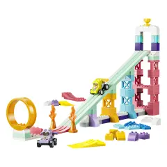 LEGO DUPLO 10478 Rampe 3 in 1 con Auto Educative - Costruzioni in plastica