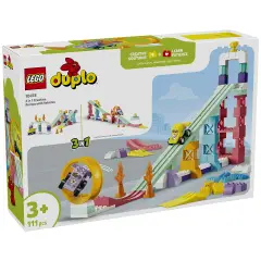 LEGO DUPLO 10478 Rampe 3 in 1 con Auto Educative - Costruzioni in plastica