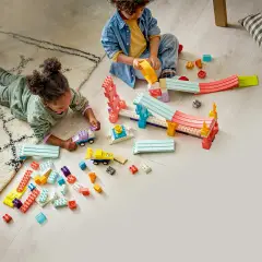 LEGO DUPLO 10478 Rampe 3 in 1 con Auto Educative - Costruzioni in plastica