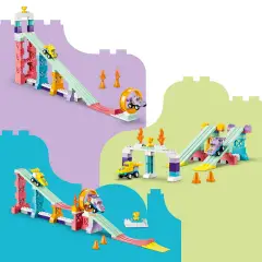 LEGO DUPLO 10478 Rampe 3 in 1 con Auto Educative - Costruzioni in plastica