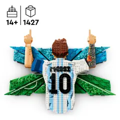 Lego Editions Lionel Messi – Celebrazione Wall Art 3D 43018 - lego