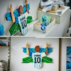 Lego Editions Lionel Messi – Celebrazione Wall Art 3D 43018 - lego