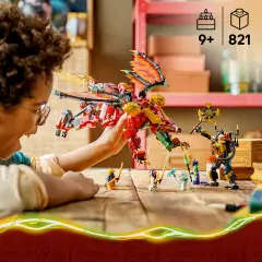 Lego Ninjago Mech Drago Mutaforma di Wyldfyre 71868 - lego