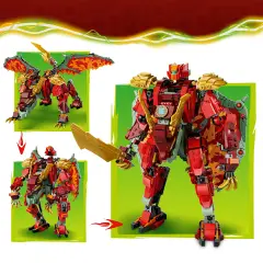 Lego Ninjago Mech Drago Mutaforma di Wyldfyre 71868 - lego