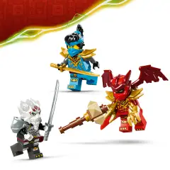 Lego Ninjago Zilvar e Grimtak La Bestia Drago 71863 - lego