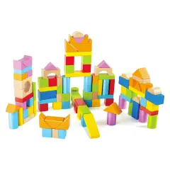 Blocchi Di Costruzione In Legno 101 Pezzi - Primi giochi