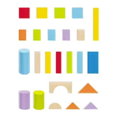 Blocchi Di Costruzione In Legno 101 Pezzi - Primi giochi