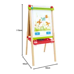 Cavalletto Per Piccoli Artisti In Legno Altezza Regolabile - Primi giochi