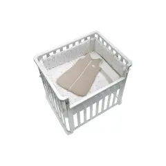 Letto Infinito Evolutivo 6in1 Bianco con Tessile Land - collezioni
