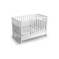 Letto Infinito Evolutivo 6in1 Bianco con Tessile Land - collezioni