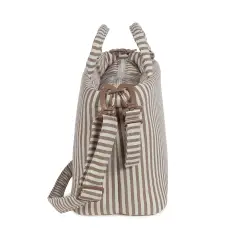 Praliné Borsa Fasciatoio Strisce Moka Walking Mum - borse e zaini