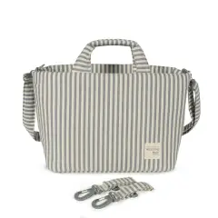 Praliné Borsa Fasciatoio Strisce Matcha Walking Mum - borse e zaini