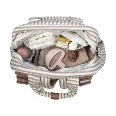 Zaino Fasciatoio Praliné Strisce Moka Walking Mum - borse e zaini