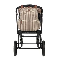 Zaino Fasciatoio Praliné Strisce Moka Walking Mum - borse e zaini