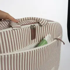 Valigia Maternità Praliné Strisce Moka Walking Mum - borse e zaini