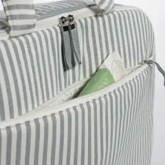 Valigia Maternità Praliné Strisce Matcha Walking Mum - borse e zaini