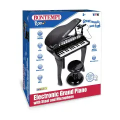 Pianoforte Elettronico 32 Tasti Con Sgabello E Microfono - musicali