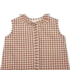 Sacco Nanna Estivo Praliné Vichy/strisce Moka Tog 0,5  Walking Mum - sacchi termici