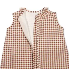 Sacco Nanna Estivo Praliné Vichy/strisce Moka Tog 0,5  Walking Mum - sacchi termici