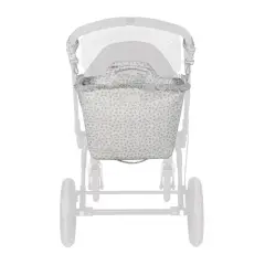 Borsa Fasciatoio Little Bloom Fiori Grigio Pasito a Pasito - borse e zaini