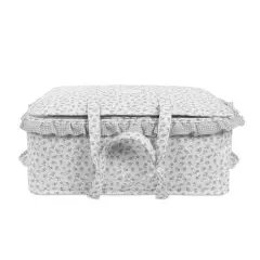 Valigia Little Bloom Fiori Grigio Pasito a Pasito - borse e zaini