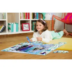 Tappeto Gigante Interattivo Frozen 24 Pezzi - Giochi di Abilità