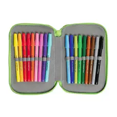 Astuccio 3 Zip Mascotte - astucci colori