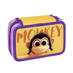 Astuccio 3 Zip Happy Animals - astucci colori