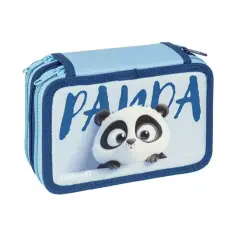 Astuccio 3 Zip Happy Animals - astucci colori