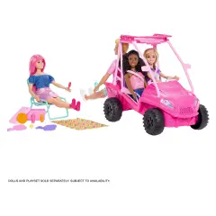 Barbie Mysteries: Veicolo Da Spiaggia Con Accessori - action figures ed accessori