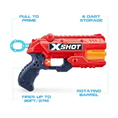 Blaster X Shot Pistola Reflex 6 - armi soldatini