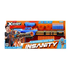 X Shot Insanity - Motorized Gatling Blaster 72 Colpi - armi soldatini