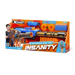 X Shot Insanity - Motorized Gatling Blaster 72 Colpi - armi soldatini