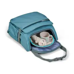 Seggiolone Da Viaggio Portatile Verde Convertibile a Zaino Orso Verde - rialza sedie