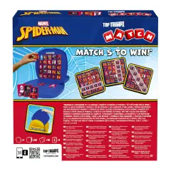 Top Trumps Match Spiderman – Gioco da Tavolo Marvel per Bambini e Famiglie - Giochi di società