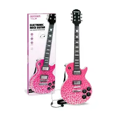 Chitarra Rock Elettronica Con Microfono Auricolare - musicali