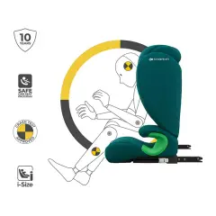 Seggiolino Auto Kinderkraft Junior Fix 2 Plus I-size Green 100-150cm - bambini 100-150 cm (4-12 anni)