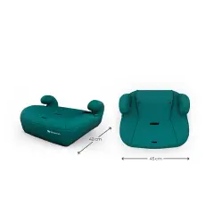 Seggiolino auto Kinderkraft Comfort Up 2 Plus I-Size Green 76-150cm - bambini 76-150 cm (15m-12anni)