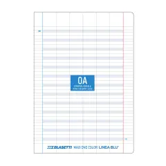 Quaderno Maxi One Color Linea Blu 100gr - Rigatura A - Cancelleria varia