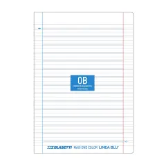 Quaderno Maxi One Color Linea Blu 100gr - Rigatura B - Cancelleria varia