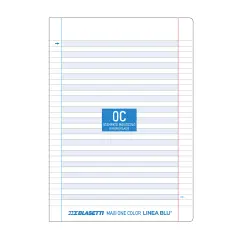 Quaderno Maxi One Color Linea Blu 100gr - Rigatura C - Cancelleria varia