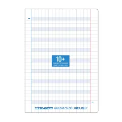 Quaderno Maxi One Color Linea Blu 100gr - Rigatura 10+ - Cancelleria varia