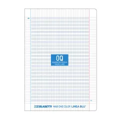 Quaderno Maxi One Color Linea Blu 100gr - Rigatura Q - Cancelleria varia