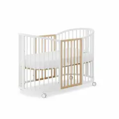 Lettino Evolutivo Forever 4 in 1 Culla Montessori Bianco-Naturale Erbesi - collezioni