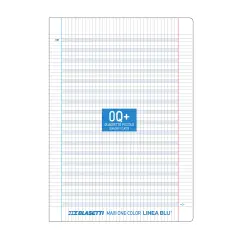 Quaderno Maxi One Color Linea Blu 100gr - Rigatura Q+ - Cancelleria varia
