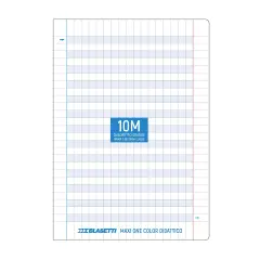 Quaderno Maxi One Color Linea Blu 100gr - Rigatura 10M - Cancelleria varia