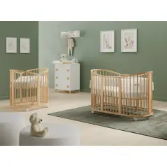 Mobiletto Fasciatoio Forever Bianco-Naturale Con Prolunga di Erbesi - Zona cambio e bagno