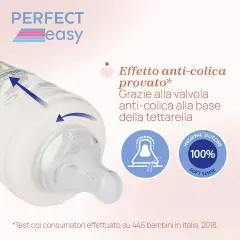 Biberon Perfect Easy 330ml + Tettarella Flusso Veloce - biberon e accessori